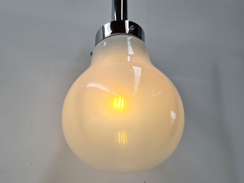 Mazzega Style Bulb Pendant Lamp, 1970s Space Age image 7