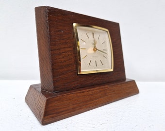 Junghans BIVOX Alarm Clock Teak, 1960s