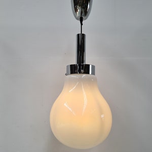 Mazzega Style Bulb Pendant Lamp, 1970s Space Age image 1