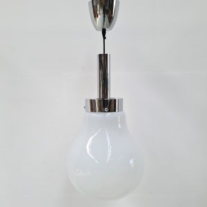 Mazzega Style Bulb Pendant Lamp, 1970s Space Age image 2