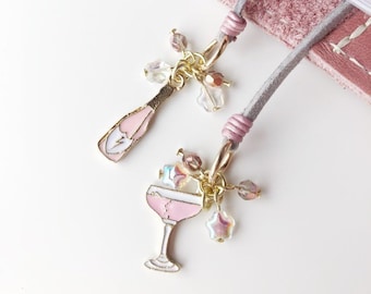 RETIRING*** Celebrate Champagne Celebration Travelers Notebook Bookmark, Planner Charm