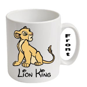 Personalised  NALA ~ The Lion King Printed Mugs ~ Any Name Age Message