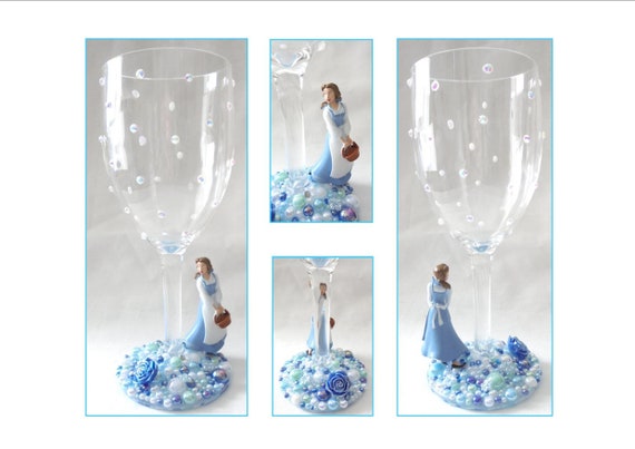 Children S Pearl Decorated Plastic Wine Glass Etsy