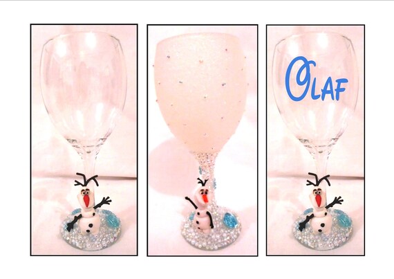frozen glitter glasses