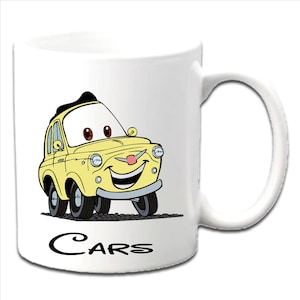 Personalised LUIGI ~ CARS Inspired Printed Mugs ~ Any Name Age Message