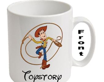 Personalised Woody ~ TOY STORY Printed Mugs ~ Any Name Age Relation Occasion etc