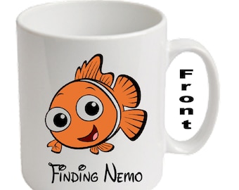 Tazas personalizadas de Nemo ~ BUSCANDO A NEMO ~ Cualquier nombre, edad y mensaje