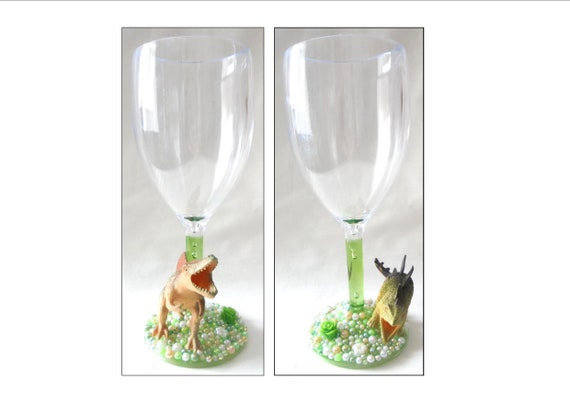 Children S Pearl Decorated Plastic Wine Glass Etsy
