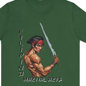 Filipino Martial Arts Unisex Tee, Fitness Apparel, Gym Shirt, Martial Arts Gift, Filipino Culture Clothing, Casual Wear, Unique Graphic Tee