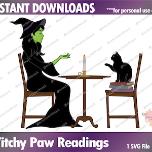 Heksenpootlezingen | SVG | Directe download ***UITSLUITEND voor persoonlijk gebruik***