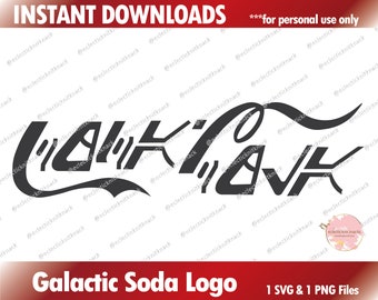 Galactic Soda Logo | PNG & SVG | Instant Download ***Personal use ONLY***
