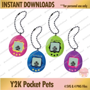 Y2K Pocket Pets | SVG PNG | Instant Download ***Personal use ONLY***