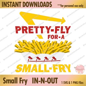 In-N-Out kleine frituur | SVG-png-bestand | Directe download ***UITSLUITEND voor persoonlijk gebruik***