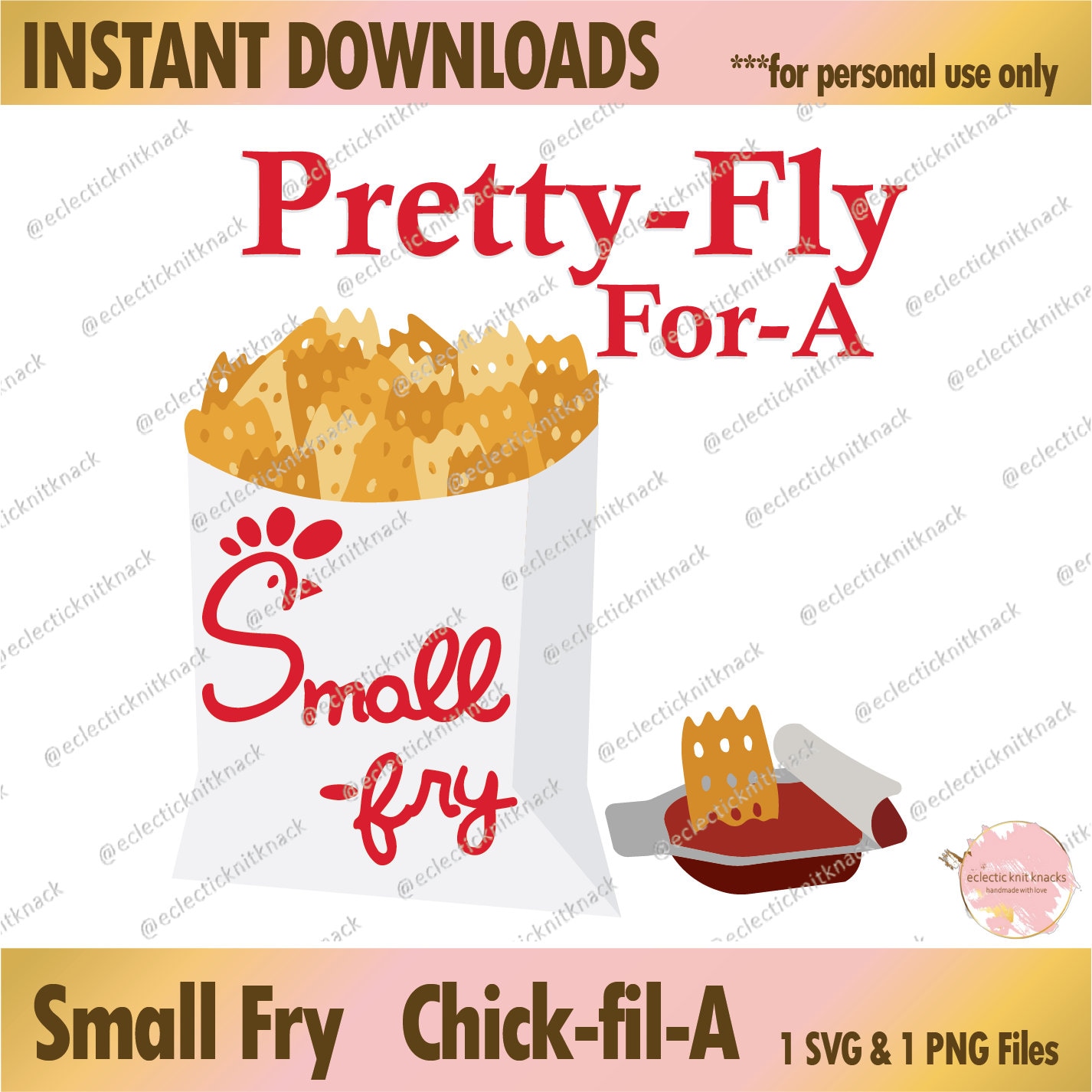 Small Fry  Chick-fil-A | SVG PNG | Instant Download ***Personal use ONLY***