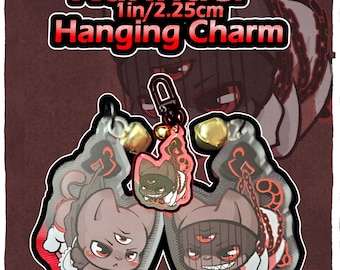 Cult of the Lamb Narinder, The One Who Waits  1in Acrylic Hanging Charm