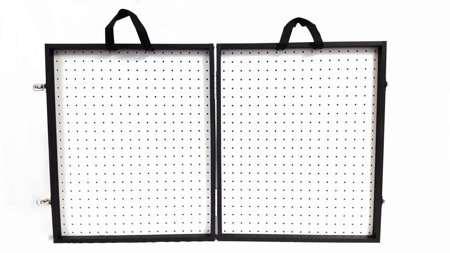 3 3/4 Thick Folding Pegboard Display Suitcase Etsy