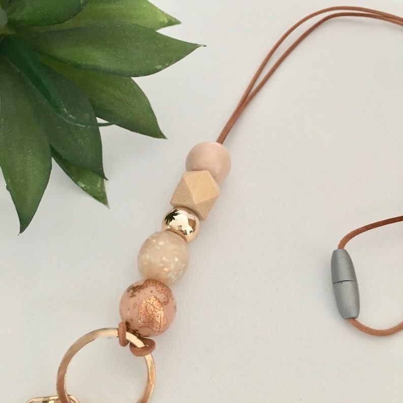 Lanyard Clay Bead 'BIANCA' Teacher Lanyard Etsy Australia