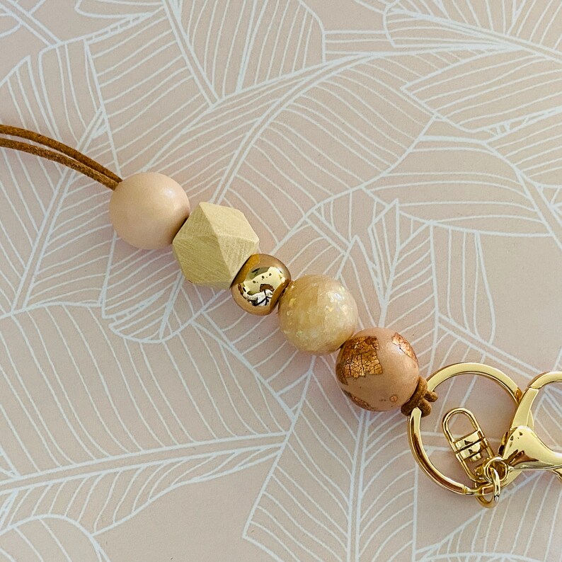 Lanyard Clay Bead 'BIANCA' Teacher Lanyard Etsy Australia