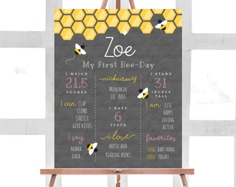 1st birthday poster etsy