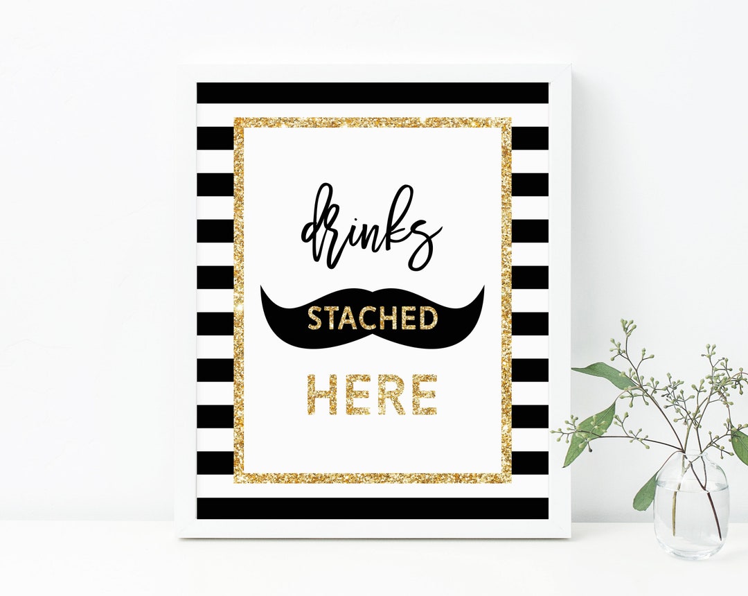 Stached INSTANT DOWNLOAD Mr. Onederful Drinks Stached Here Sign, First Birthday ...