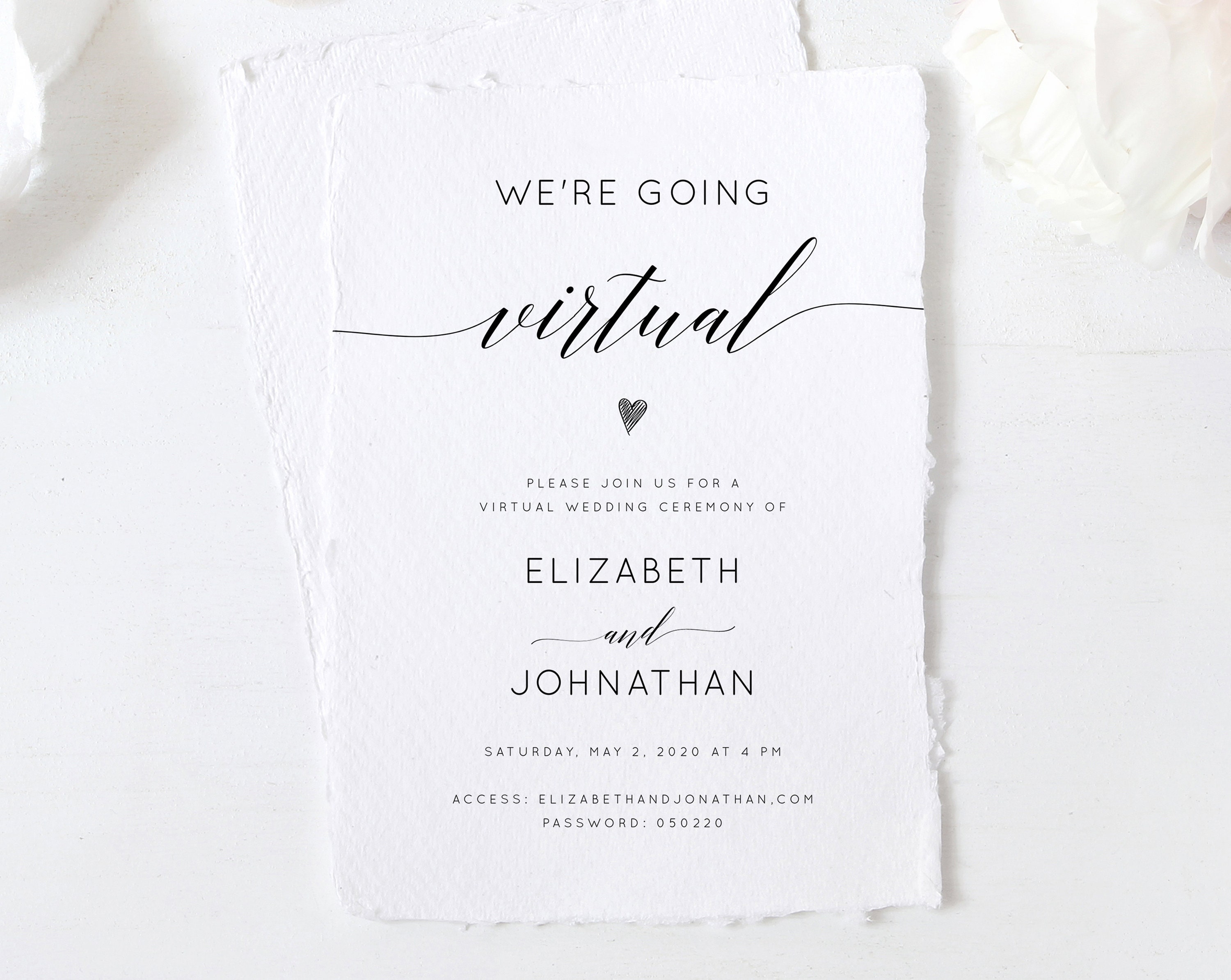 wedding ceremony invitation