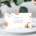 Pumpkin Place Cards Template, Thanksgiving Party Table Cards, Printable ...