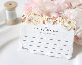 Modèle de carte de conseils, Baby shower d'automne, Paroles de sagesse, Conseils pour une future maman, Conseils aux parents, Jeux pour baby shower, Templett, B35, W55