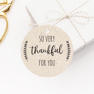 Printable Thanksgiving Favor Tag Template, Friendsgiving Favor Tag, Thanksgiving Gift Tag, Thankful For You Label, Favor Label, Templett