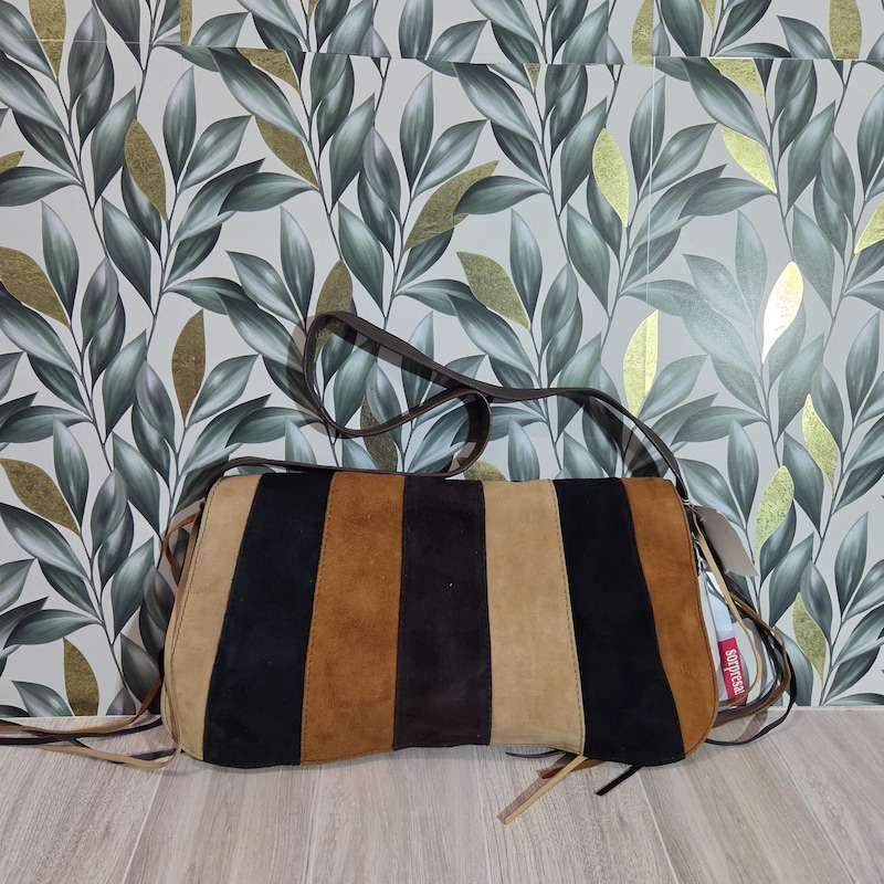 Rust Suede Leather Bag - Etsy