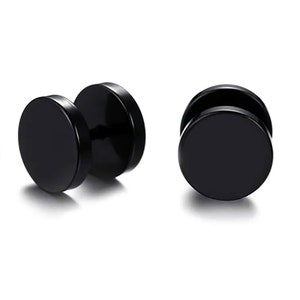 Stainless Steel Black 3mm, 4mm, 5mm, 6mm, 7mm, 8mm, 9mm, 10mm, 12mm and 14mm studs