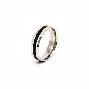 Stainless Steel Black line in the middle