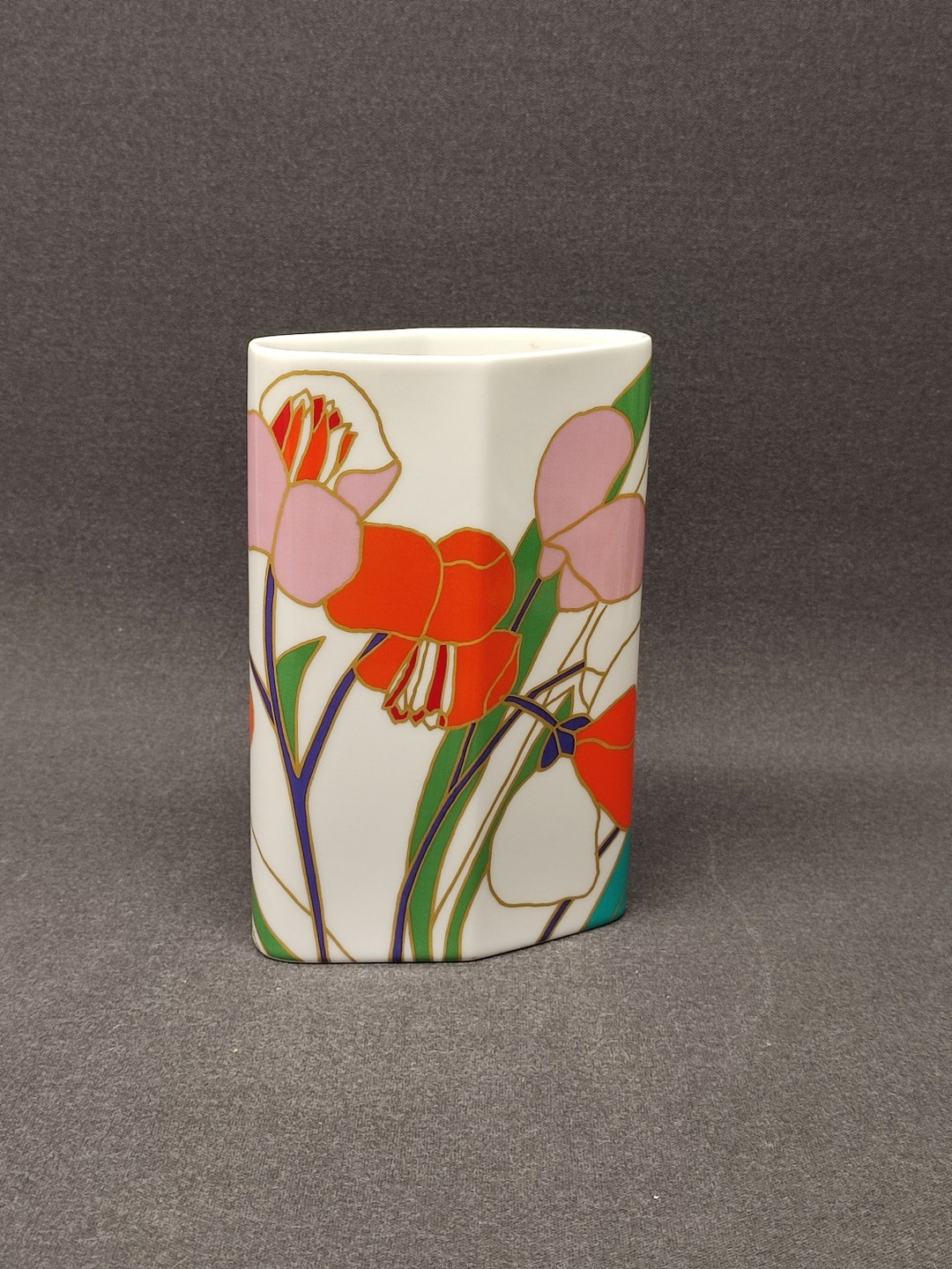 Rosenthal Porcelain Vase Wolf Bauer Germany Studio Linie Etsy