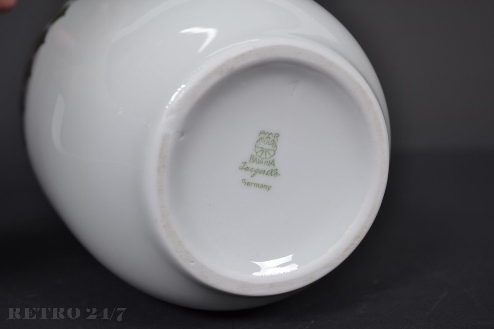 Pmr Bavaria Jaeger & Co Porzellan Vase Retro Bavaria Jaeger & Co PMR Vase Germany Mid Century 1 - Etsy