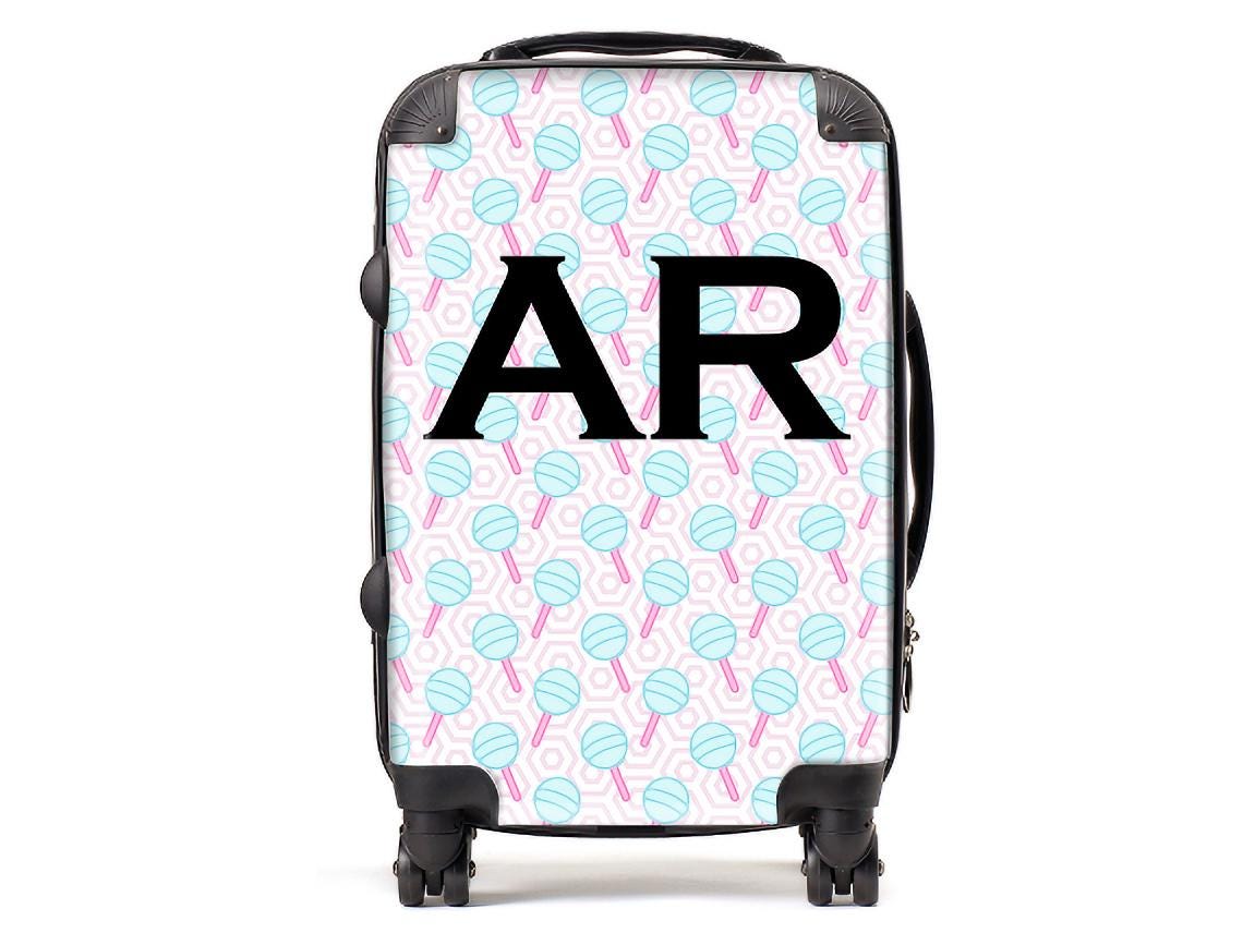 Lollipop Luggage L Initials L Design Carry on Luggage Luggage