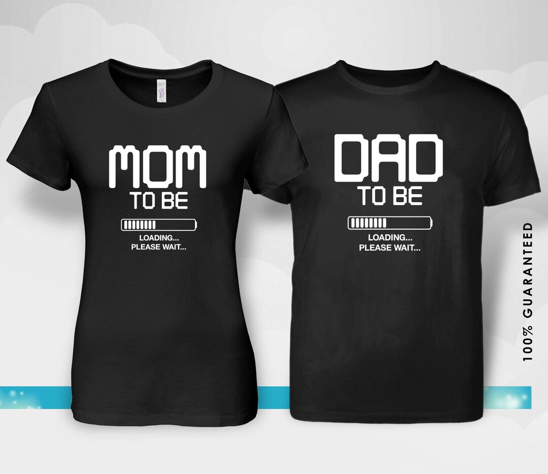 Mom and Dad to Be Mom to Be Dad to Be Baby Announcement - Etsy