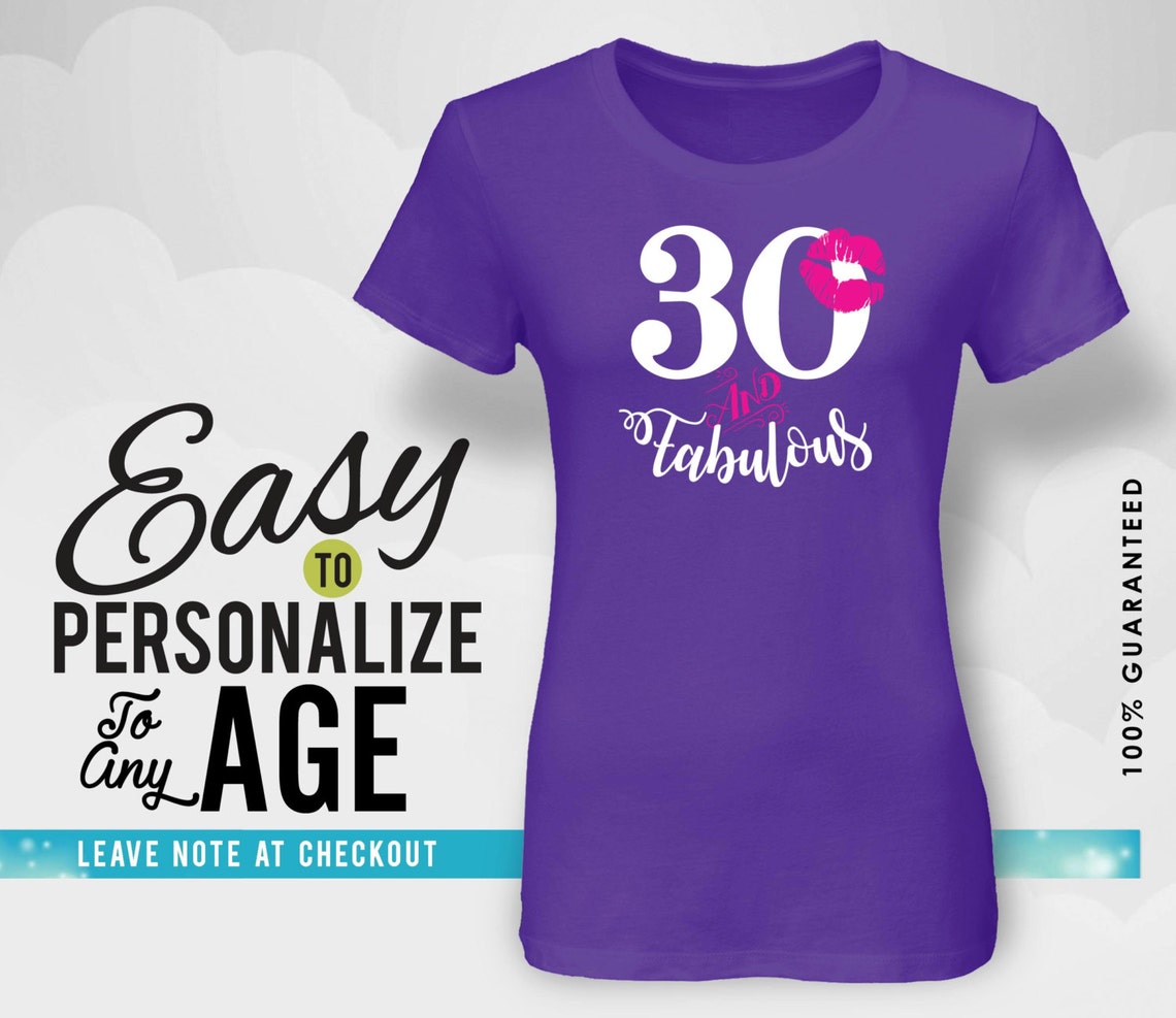 30 Fabulous 30th Birthday Gift Idea 30th Birthday Gift 30th Etsy