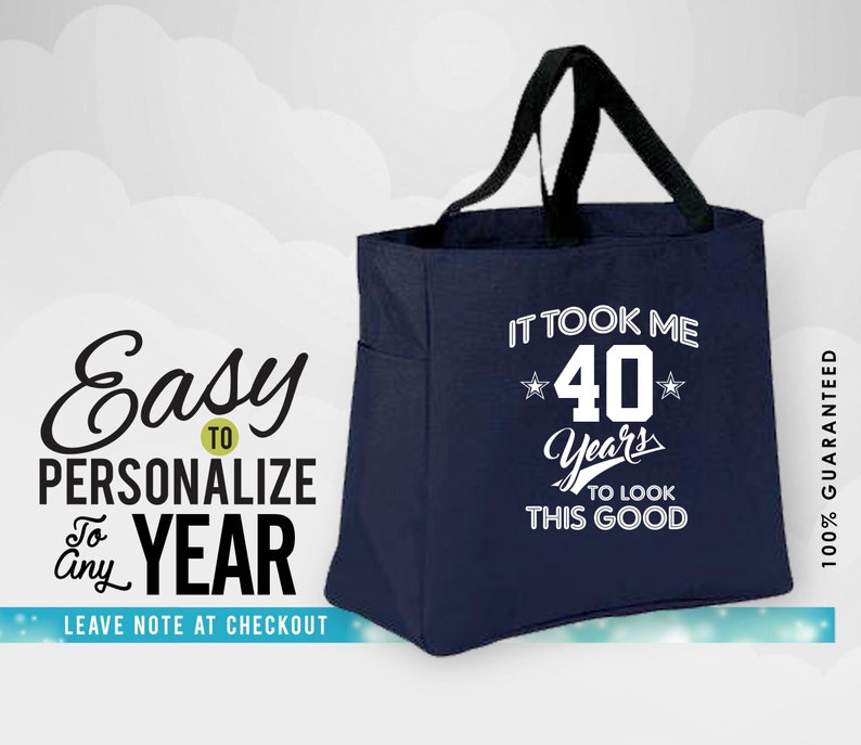 40th birthday gifts bag 40th birthday 40th birthday gift gift tote 1978 bag 40th birthday tshirt birthday tote 40th birthday 1978