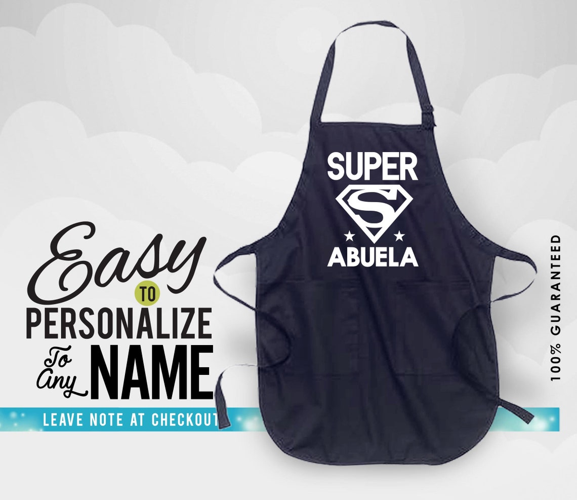 Abuela Abuelalife Abuela Apron Abuela Gift Apron Custom Etsy