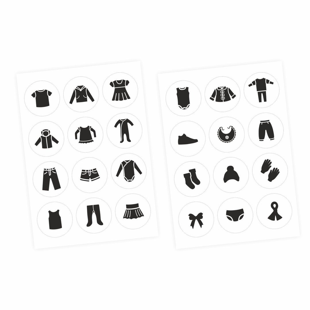Furniture Sticker Order Sticker for Clothes Black / White Etsy