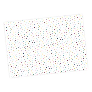 5 sheets of gift wrapping paper dots colorful - 1.60€/sqm - 84.1 x 59.4 cm