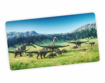 stable XXL vinyl desk pad Dino handicraft mat children's placemat washable