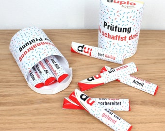 PAPER SET - Duplo Exam You can do it Motivation Bachelor Master Driving Licence Abi Gift Idea