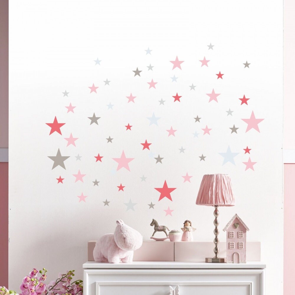 Star Set in Pink Sticker for Sale by rracheell