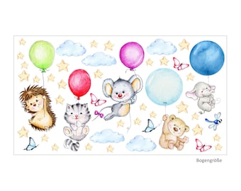 Nikima 123 Wall Decal Elephant Hedgehogs Fly With Balloons Etsy Ireland Nikima 123 Wall Decal Elephant Hedgehogs Fly With Balloons Etsy Ireland