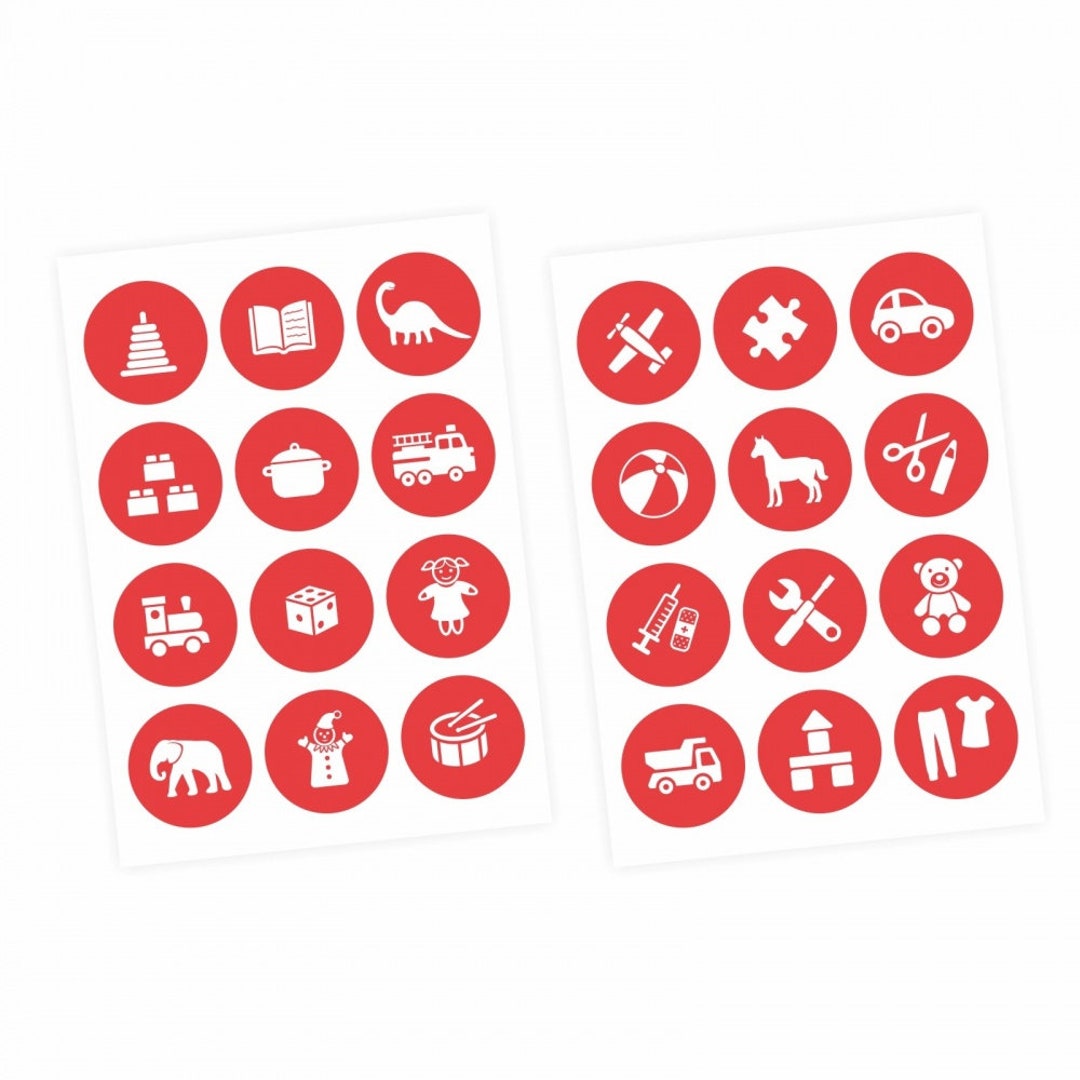 Furniture Sticker Order Sticker for Toys WHITE/ RED Etsy Singapore