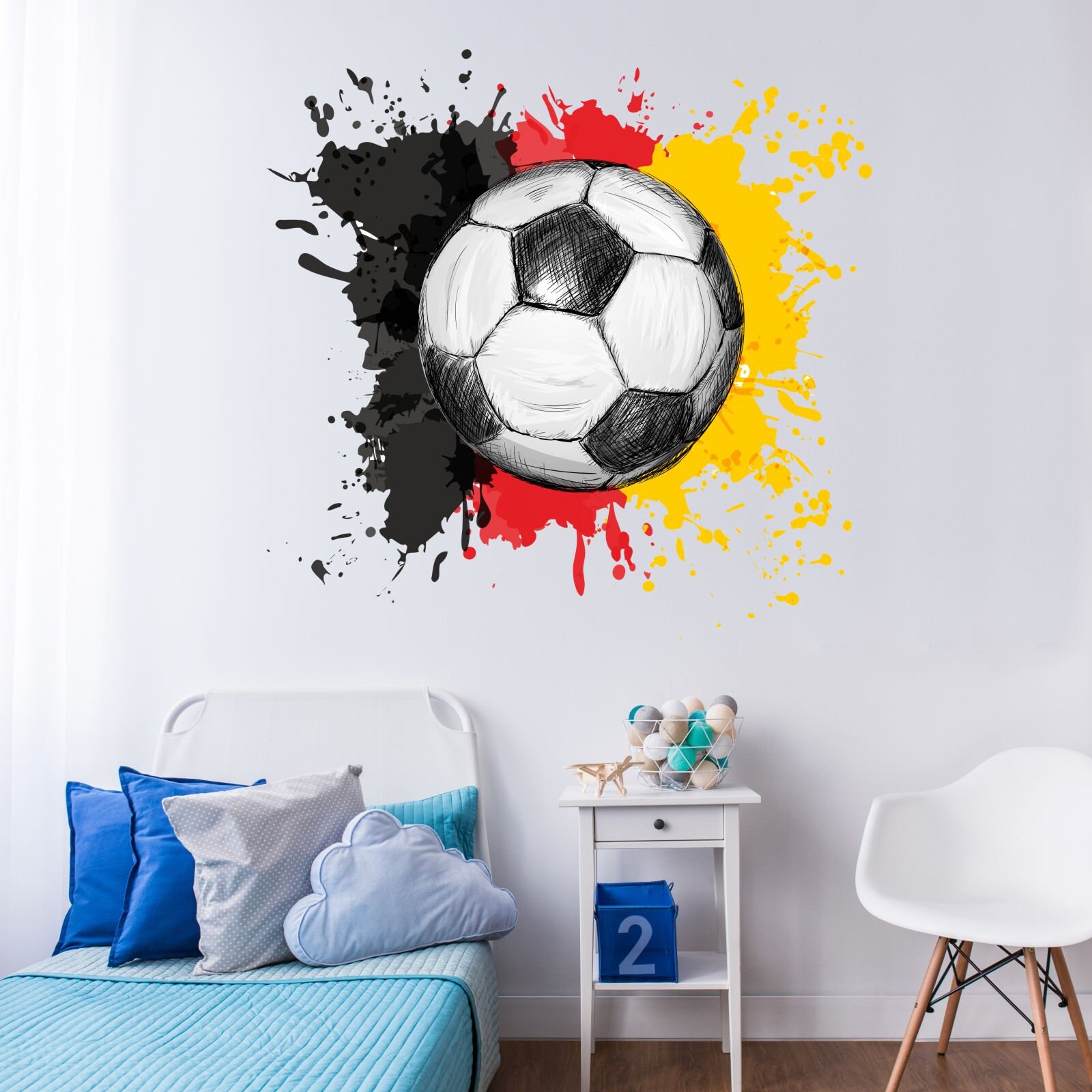 Fußball Tröte - Vuvuzela - Deutschland Flagge' Sticker | Spreadshirt