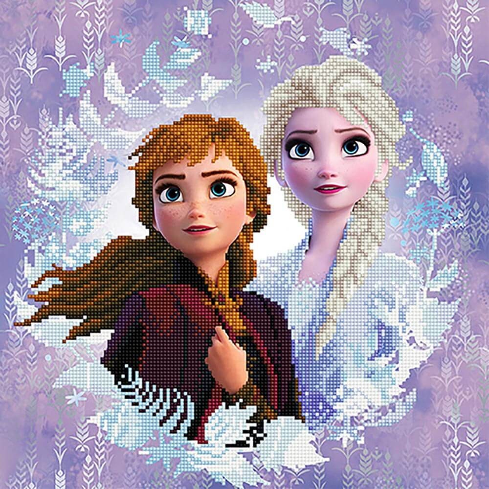 Diamond Dotz Frozen Anna and Elsa Frozen - Etsy