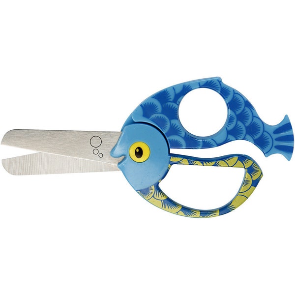 Ciseaux pour enfants FISKARS poisson bleu - pour droitiers et gauchers