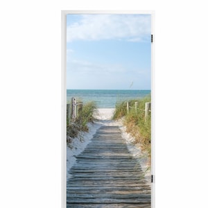 Foto porta autoadesiva - Ostseeweg 0,9 x 2 m (16,66 Euro/m2) - carta da parati per porte poster per porte pellicola adesiva pellicola decorativa