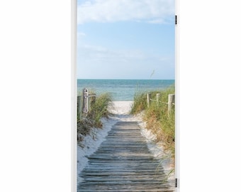 Imagem de porta autoadesiva - Ostseeweg 0,9 x 2 m (16,66 euros/m2) - papel de parede de porta, cartaz de porta, película adesiva, película decorativa